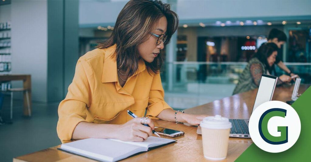 Women Working Laptop